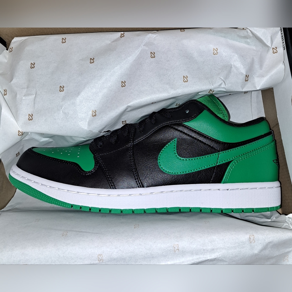 Jordan Men's Shoes Black and Green